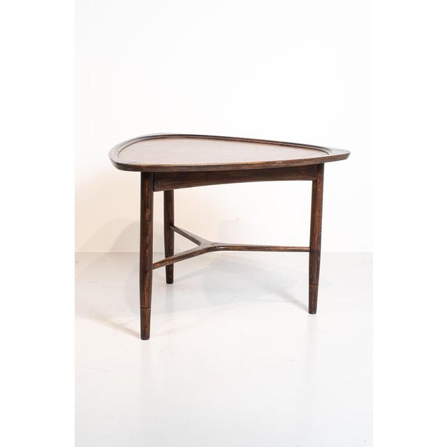 Kurt Østervig side table nr. 176 Danish Applied Art, by Jason Ringsted, produced in the 50’s. This piece has a teak top...