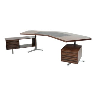 T96 Boomerang Desk by Osvaldo Borsani for Tecno, Italy, 1956 For Sale