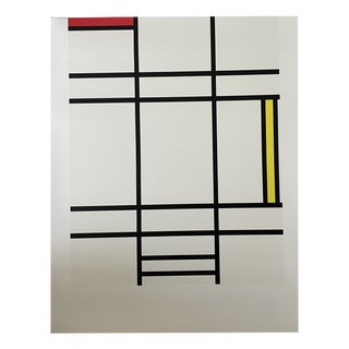 Piet Mondrian, Composition Jaune et Rouge, Print For Sale