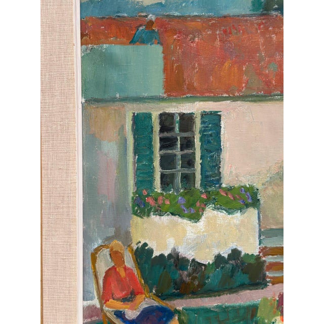Carl Magnus Lindqvist, Summer Cottage, 1960s, Oil on Canvas, Framed For Sale - Image 15 of 18