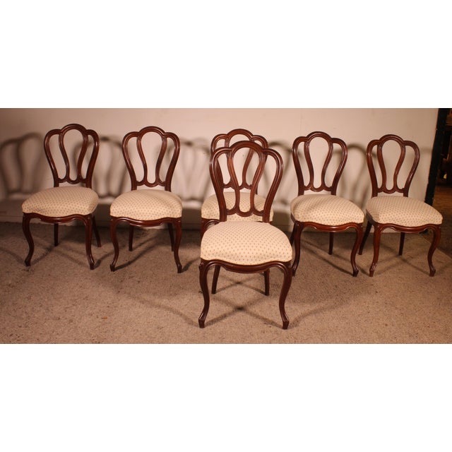 Napoleon III Chairs, Set of 6 For Sale - Image 3 of 13