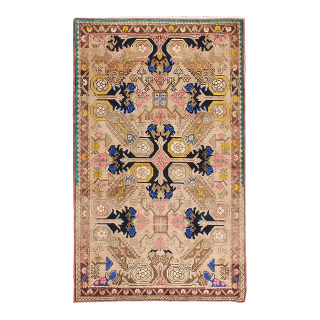 Galerie Shabab Collection Mid-20th Century Turkish Anatolian Throw Rug For Sale