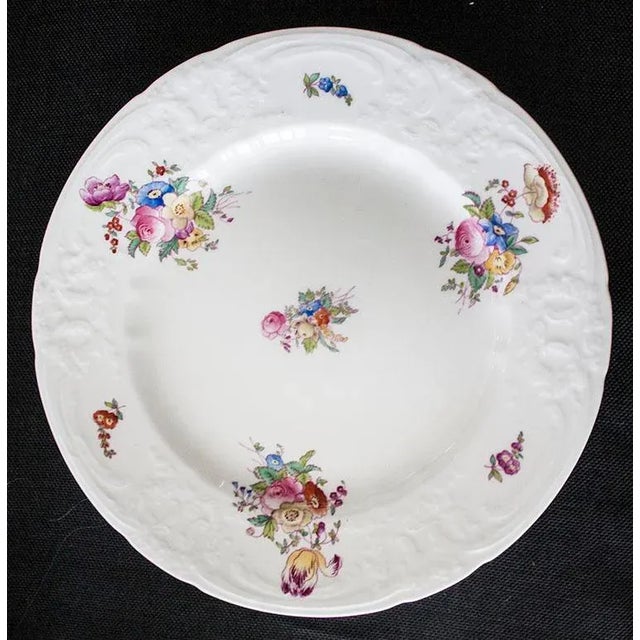 White 1920s Coalport Sevres Group English Porcelain China - Set of 16 For Sale - Image 8 of 9