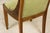 1920s French Art Deco Walnut Gondola Dining Chairs in Olive Green - Set of 8 For Sale - Image 12 of 18
