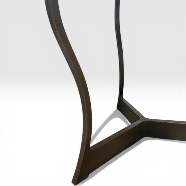 Promemoria Erasmo Shagreen and Bronze Center Table For Sale In Chicago - Image 6 of 11