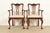 Baker Furniture Style Chippendale Carved Mahogany Armchairs, Pair For Sale - Image 15 of 15