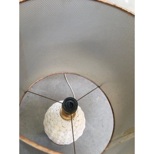 Italian Ceramic Pineapple Table Lamp, 1970s For Sale - Image 10 of 12