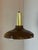Metal Hanging Lamp in Brown Brass, Denmark For Sale - Image 7 of 11