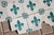 Antique 19th Century Portuguese Heraldic Motif Tiles With Teal Fleur-De-Lis Set of 28 For Sale - Image 12 of 14
