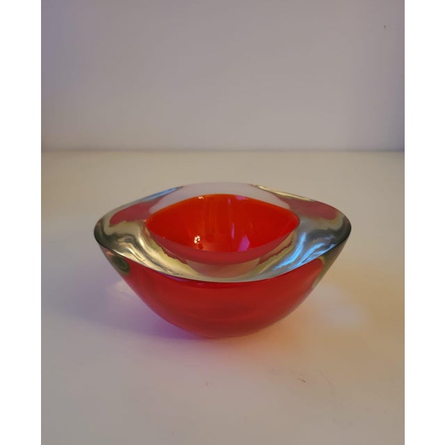 Red Murano Glass Valet Tray by Flavio Poli for Seguso Vetri d'Arte, 1960s For Sale - Image 8 of 14