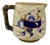 1880s Large English Majolica Japanese Style Pitcher For Sale