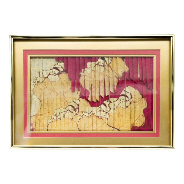 Ann and Dick Rundall Mid Century Batik Textile Art For Sale