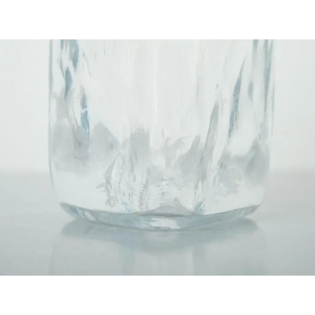 Mid-Century Finnish Glass Vase by Pertii Kalioninen for Muurla For Sale - Image 9 of 12