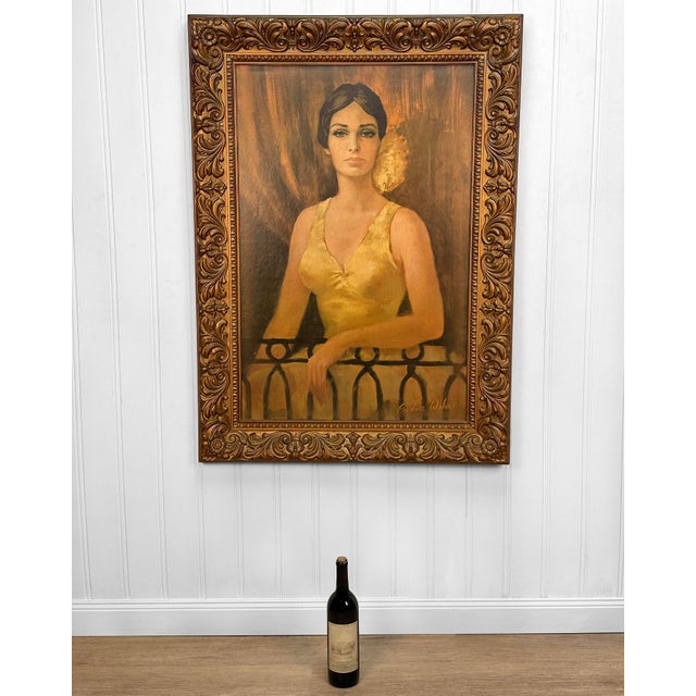 Spanish Revival Vintage Spanish Revival "Carmen" Framed Print by Barbara Weber - 3x4 For Sale - Image 3 of 11