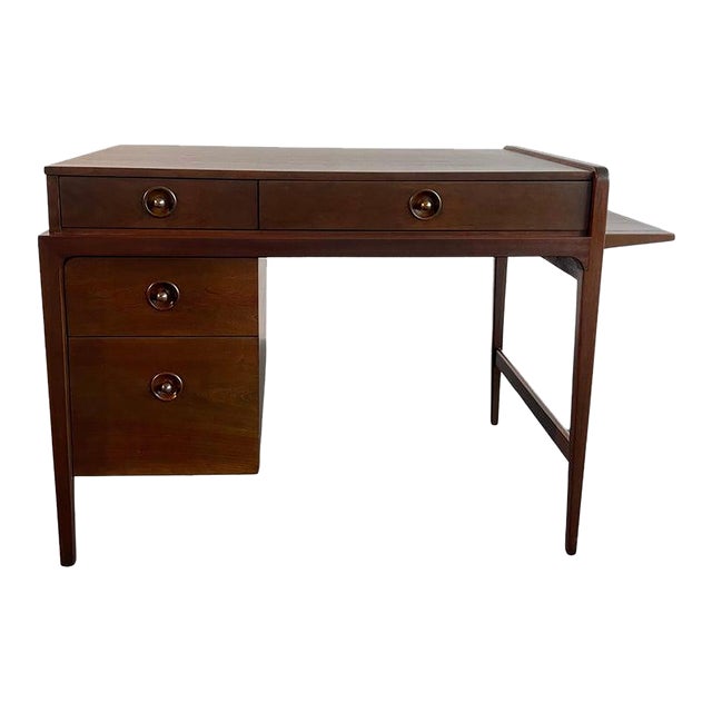 1950s Mid-Century Modern Extension Desk by John Van Koert for Drexel Counterpoint For Sale