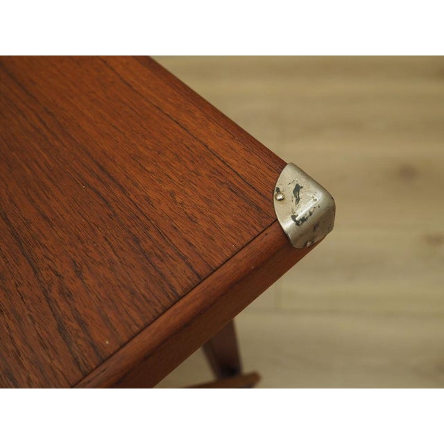 Danish Folding Card Table, 1970s For Sale - Image 11 of 15