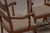 Charming set of four French mid-century dining chairs influenced by the work of Charles Dudouyt, crafted in solid oak with...