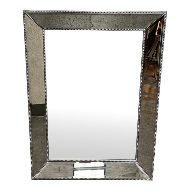 Bassett Furniture Beaded Wall Mirror For Sale
