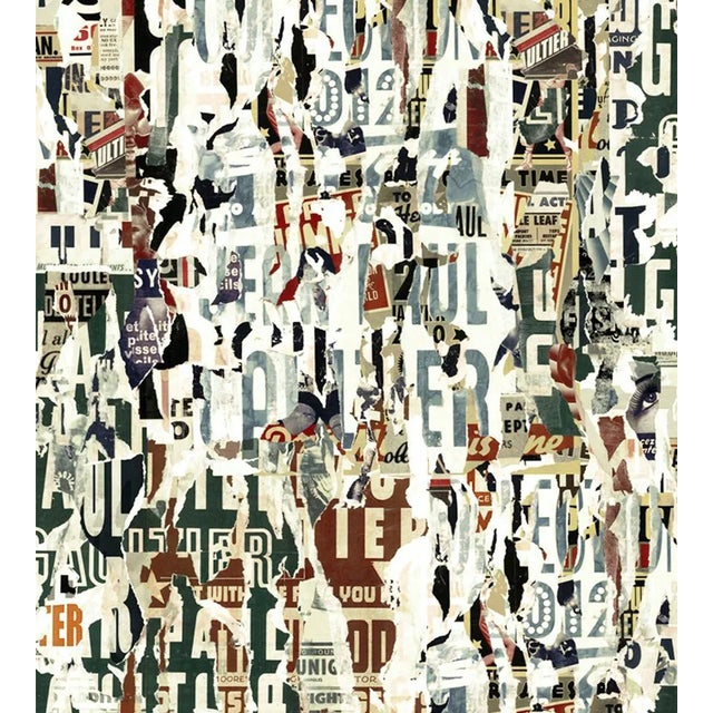 Sample - Jean Paul Gaultier for The House of Scalamandr�� Affiches Wallcovering, Naturel For Sale