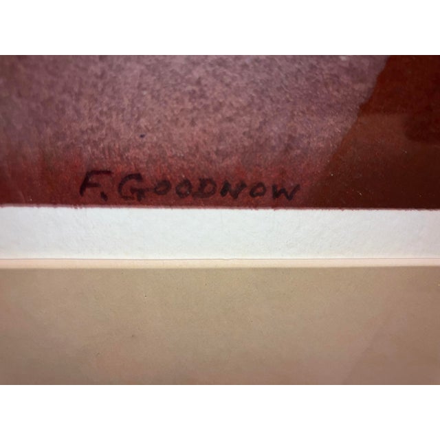 1970s Frank Goodnow “Patio in Southern Spain” For Sale - Image 5 of 6
