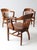 Antique Bankers Chairs Set of 4 For Sale - Image 11 of 12