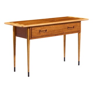 Lane Acclaim Mid Century Walnut Console Table For Sale