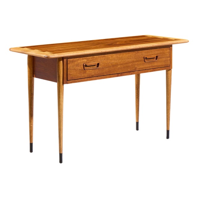 Lane Acclaim Mid Century Walnut Console Table For Sale