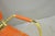 Orange Vintage Mid Century Modern Orange Vinyl Spaghetti Strap Glider Lounge Chair For Sale - Image 8 of 18