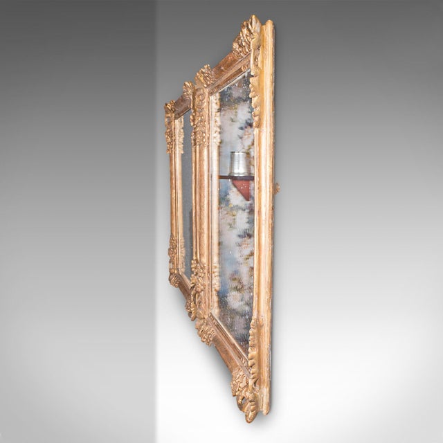 Early 19th Century Large Pair of Antique Wall Mirrors, English, Giltwood, Dressing, Valet, Regency For Sale - Image 5 of 10