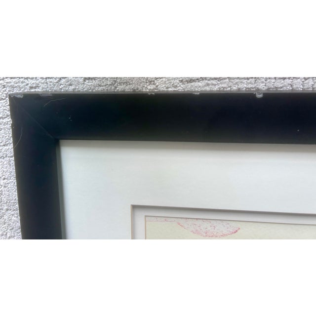 Vintage “Pink Salmon Run - Coastal Wood Block “ Print Framed For Sale - Image 9 of 12