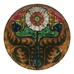 Earthenware Wall Plate from Rozenburg, The Hague, Netherlands, 1897