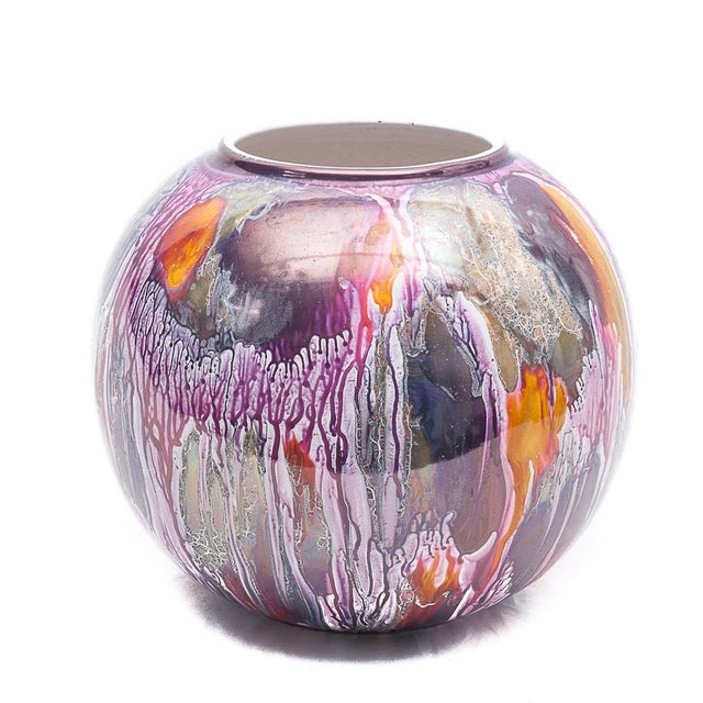 Vintage 508-20 Spherical Vase by Scheurich, 1960s For Sale - Image 9 of 10
