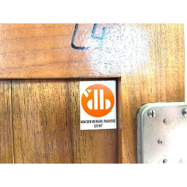 Vintage Oak Sideboard attributed to Van Den Berghe Pauvers, 1970s For Sale - Image 10 of 15