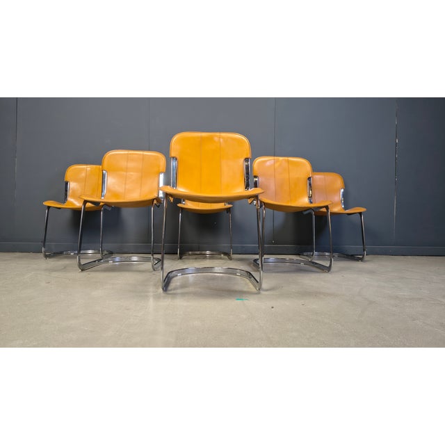 1970s Vintage Dining Chairs from Cidue, 1970s, Set of 6 For Sale - Image 5 of 16