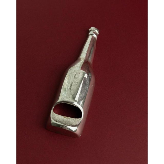 Vintage Silver-Plated Bottle Opener, 1970s For Sale - Image 6 of 11