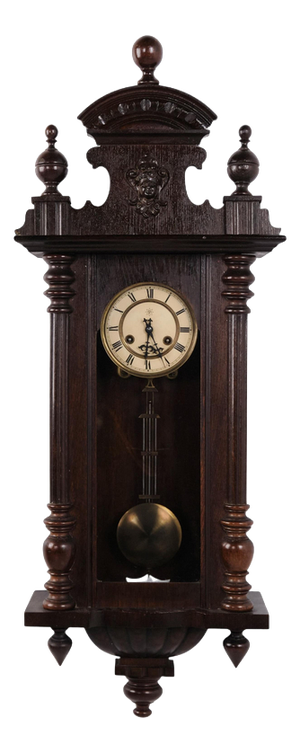 Vintage Junghans Oak Wall Clock, 1920s