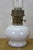 1970's Aladdin #23 Milk Glass Floral Kerosene Hurricane Oil Lamp Lantern 21" For Sale - Image 9 of 15