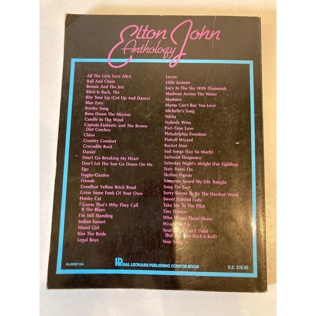Traditional Elton John Anthology, Piano, Vocal, Guitar by John, Elton For Sale - Image 3 of 8