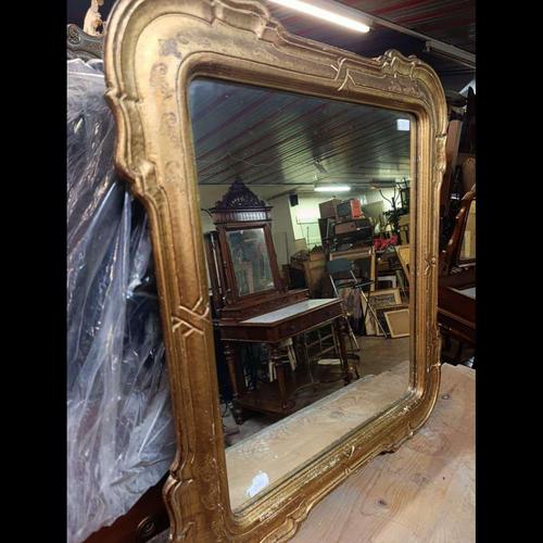 Vintage Mirror with Gilt Frame For Sale - Image 4 of 8