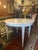 Beautiful pang pang wood table.originally this table was not painted, it has been painted recently by a professional.