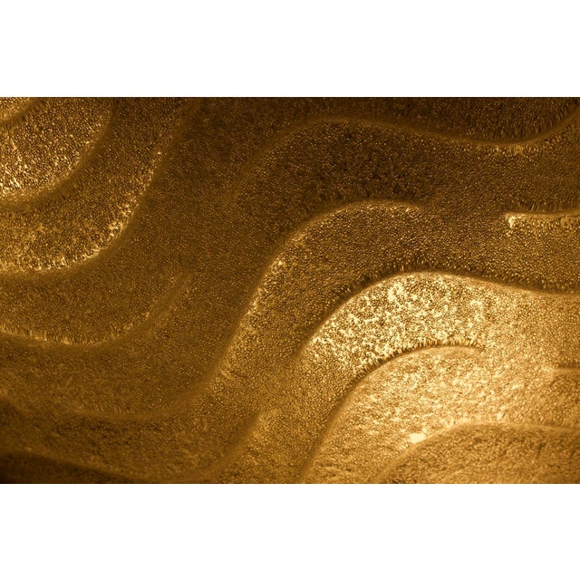 Gold Large Wall Light Sun in Brass and Murano, 1970s For Sale - Image 8 of 13