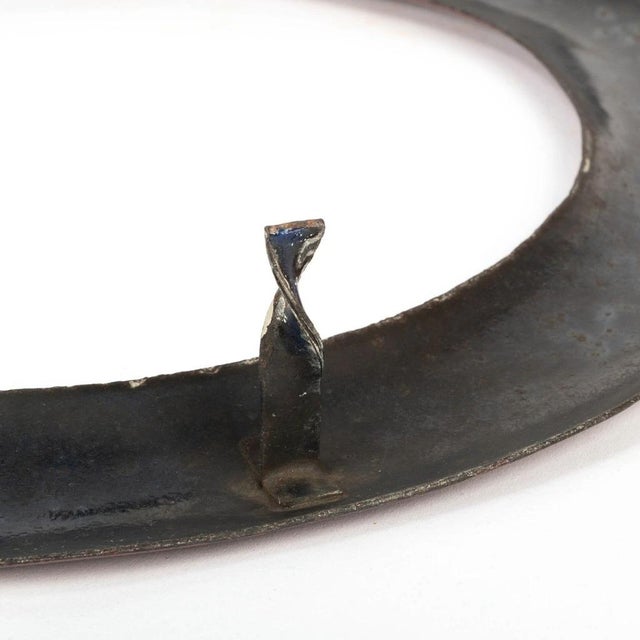 Enameled Letter C in Metal For Sale - Image 6 of 9