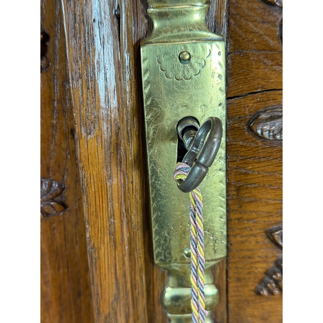 Antique 1840's Carved French Armoire For Sale - Image 10 of 11