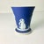 Navy Blue 1950s Vintage Hellenistic Mediterranean Neoclassical English Wedgwood Jasperware Urn Vase. For Sale - Image 8 of 12