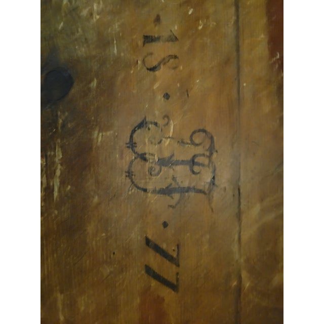 1877 Antique Blanket Chest For Sale In New York - Image 6 of 7
