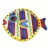 Vietri Italian Fish Dish Colorful Serveware For Sale