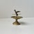 Art deco period ring or jewelry brass dish guarded by a small bronze cockatoo. Unknown Austrian/Vienna maker circa...