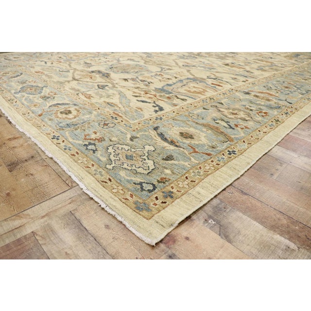 Persian Sultanabad Rug - 10'04 X 14'00 For Sale In Dallas - Image 6 of 9