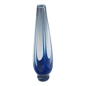 Vintage Art Glass Vase by Vicke Lindstrand for Kosta 1950s