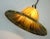 Vintage Pendant Lamp in Amber Color, Acrylic and Brass, 1970s For Sale - Image 10 of 11